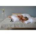 Възглавница 90% Нов бял френски пух, FP 700 cuin, Средна, 50x70 см, Premium Pillow, Бяло 3